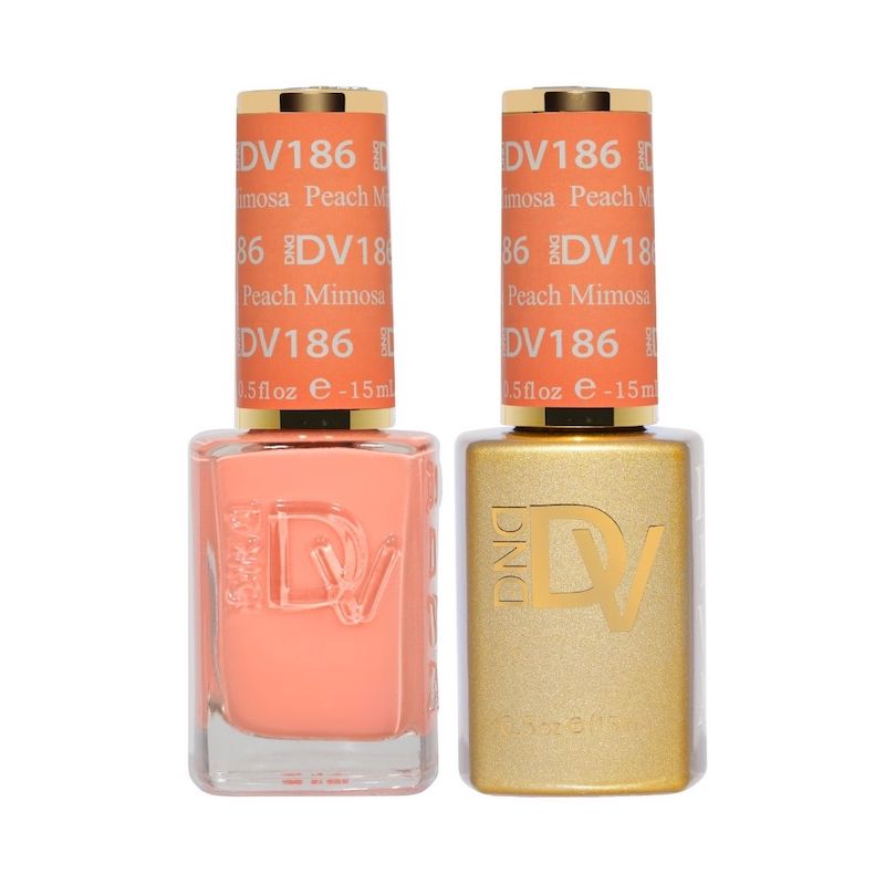 DND DIVA Gel &amp; Lacquer Duo - Peach Mimosa 