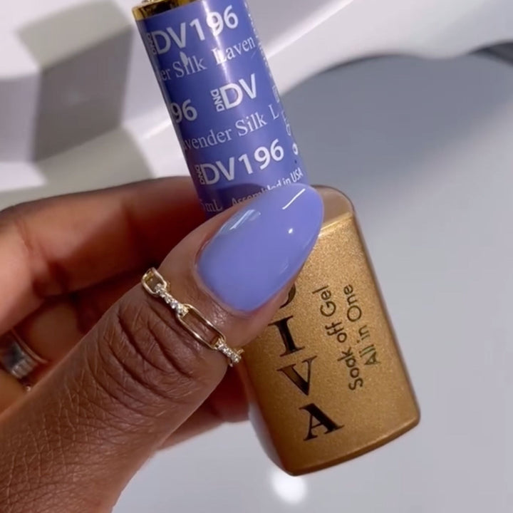 DND DIVA Gel &amp; Lacquer Duo - Lavender Silk 