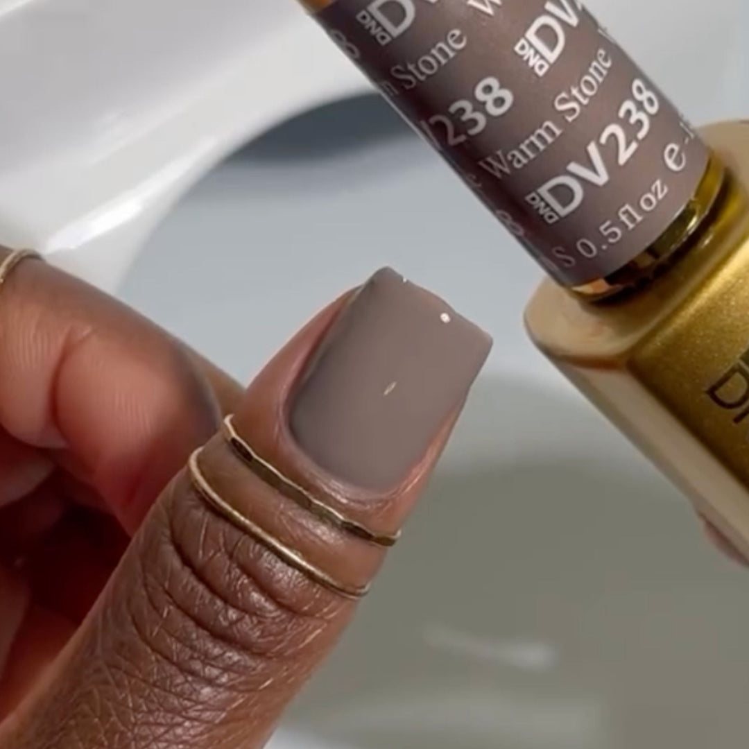 DND DIVA Gel &amp; Lacquer Duo - Warm Stone 