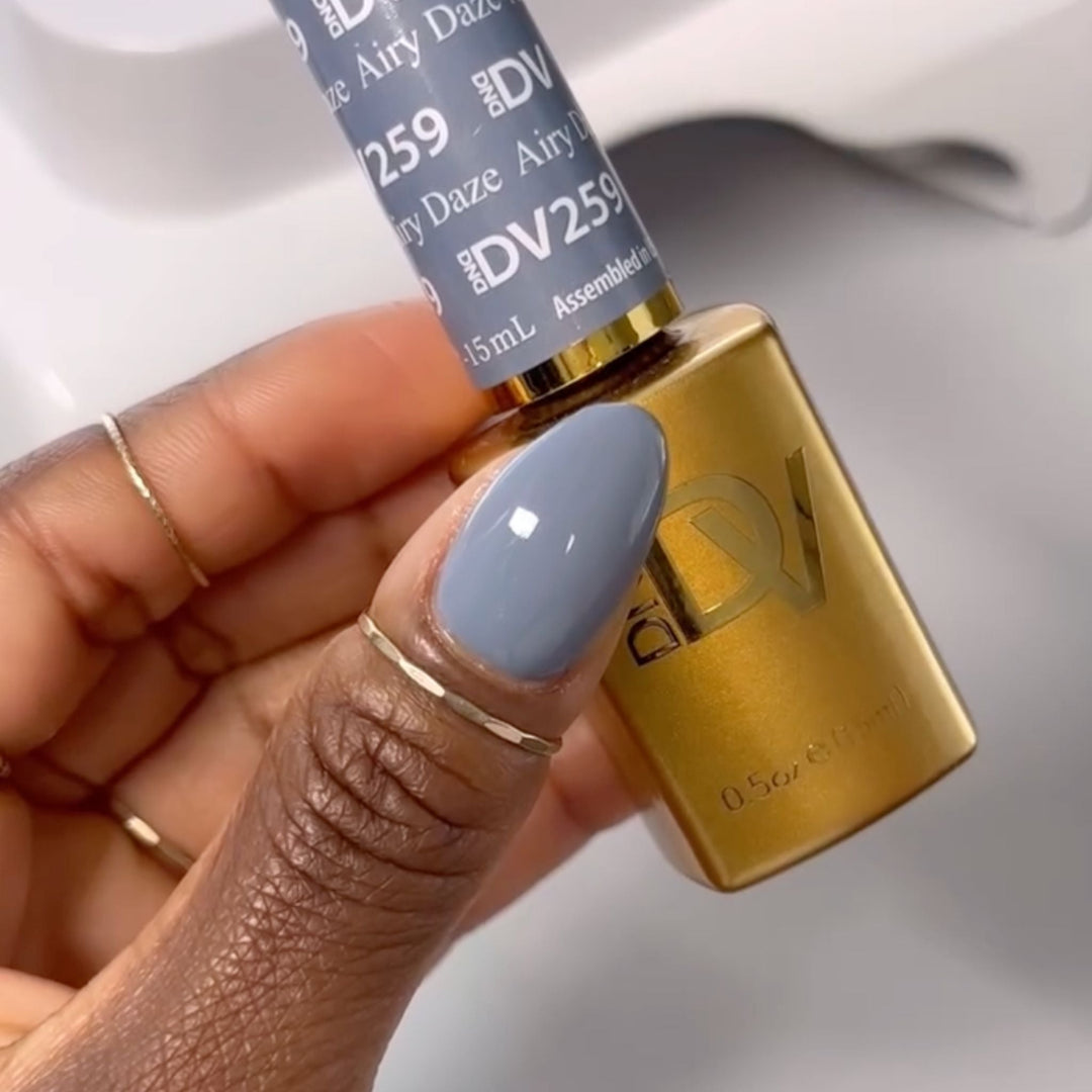 DND DIVA Gel &amp; Lacquer Duo - Airy Daze 