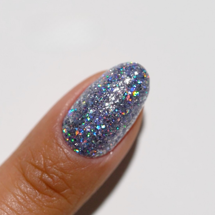 DND DIVA Gel &amp; Lacquer Duo - High Society Silver 