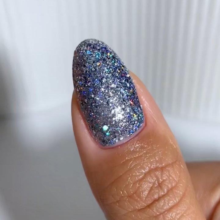 DND DIVA Gel &amp; Lacquer Duo - High Society Silver 