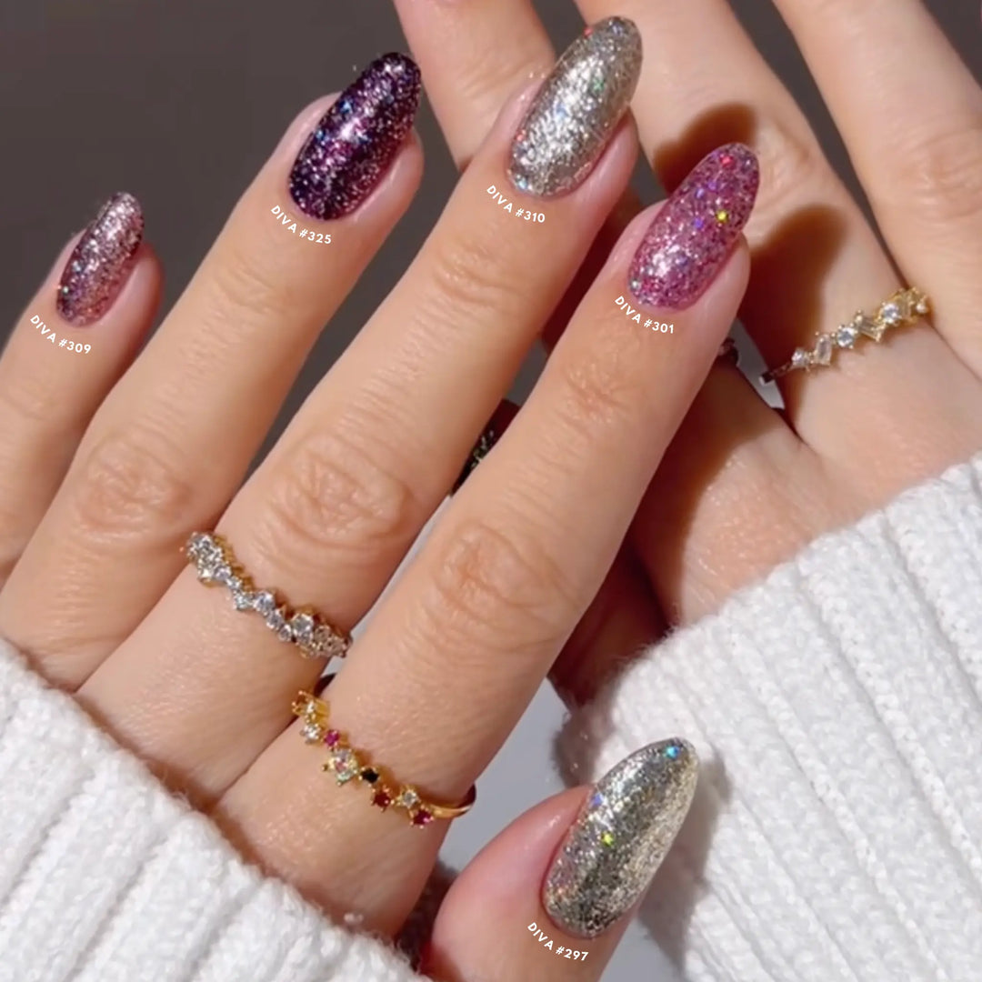 DND DIVA Gel &amp; Lacquer Duo - Pass The Rosé 