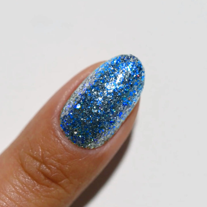 DND DIVA Gel &amp; Lacquer Duo - Lights, Camera, Azul! 