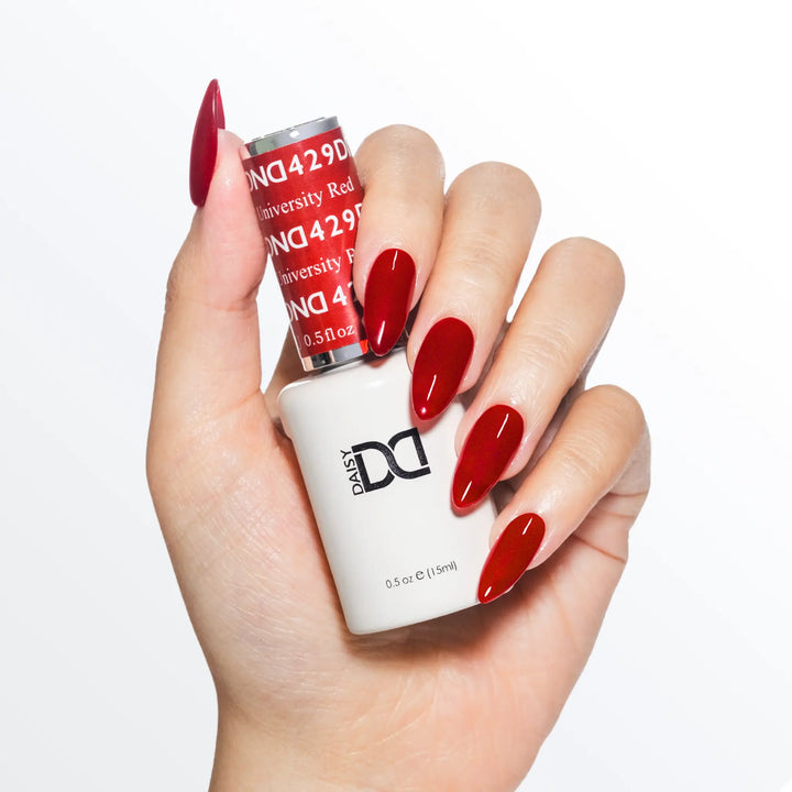DND Gel &amp; Lacquer Duo - Boston University Red 