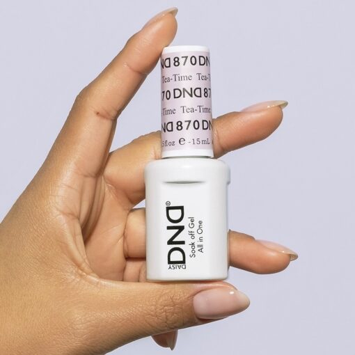 DND - 870 Tea-Time - Gel Nail Polish Matching Duo