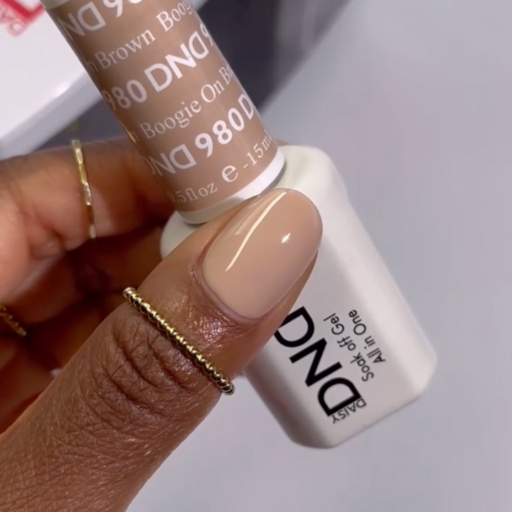 DND Gel &amp; Lacquer Duo - Boogie On Brown 