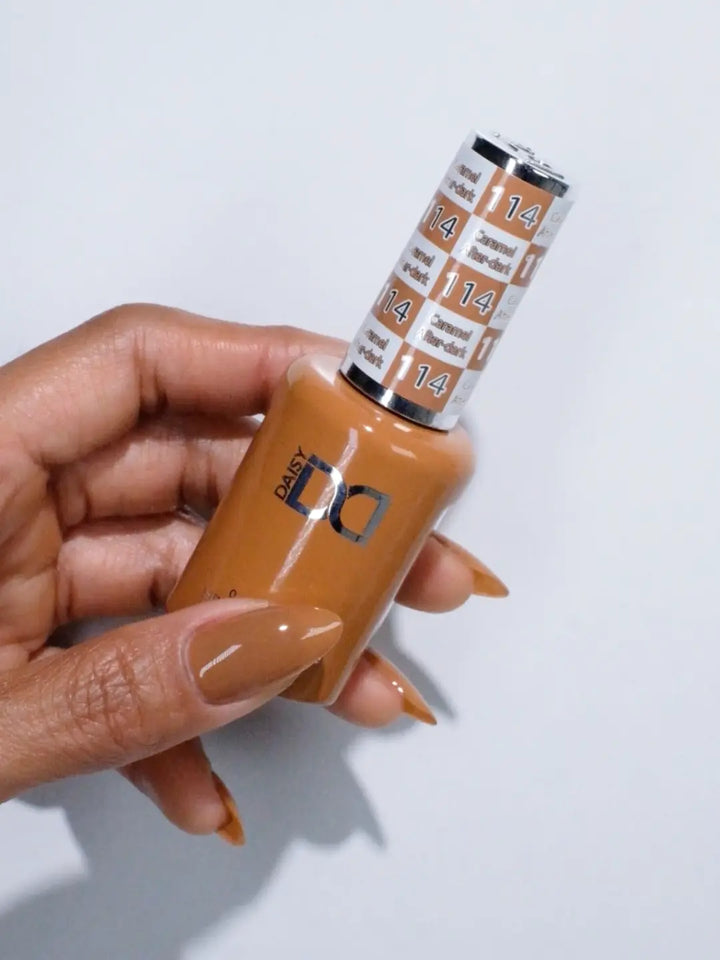 DND HEMA &amp; TPO Free Gel &amp; Lacquer Duo - Caramel After-Dark 