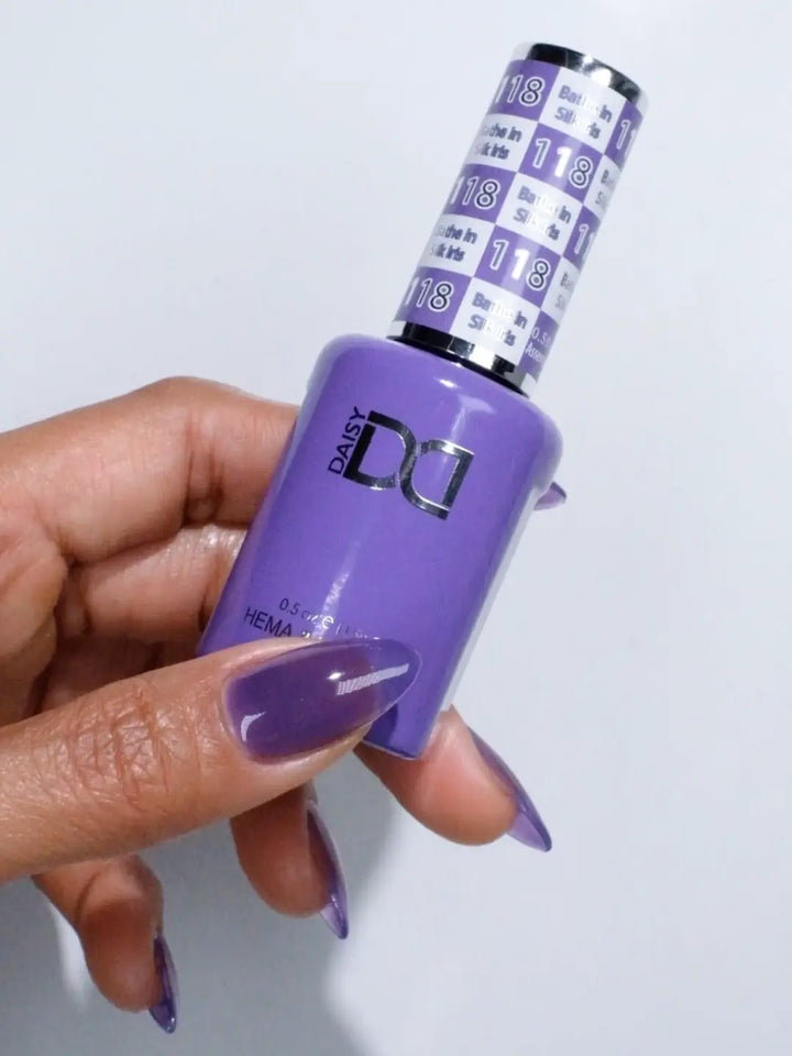DND HEMA &amp; TPO Free Gel &amp; Lacquer Duo - Bathe In Silk Iris 