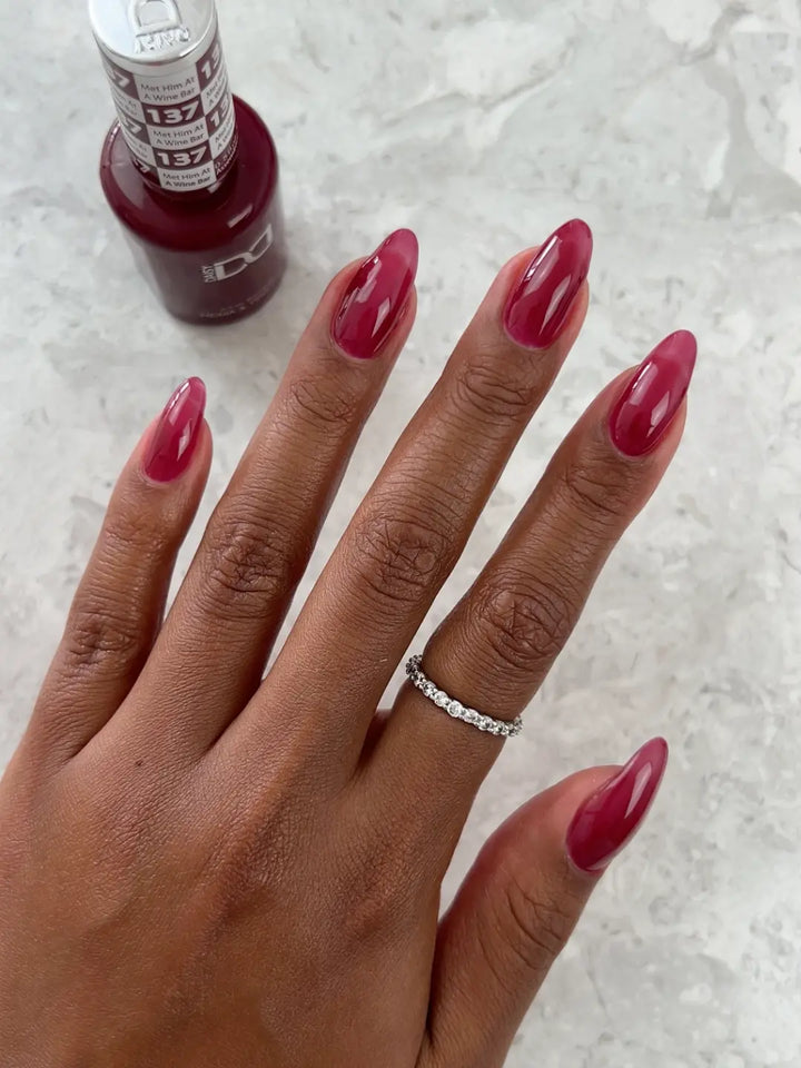 DND HEMA &amp; TPO Free Gel &amp; Lacquer Duo - Met Him At A Wine Bar 