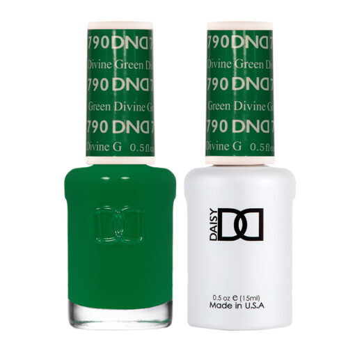 DND - 790 Divine Green - Gel Nail Polish Matching Duo