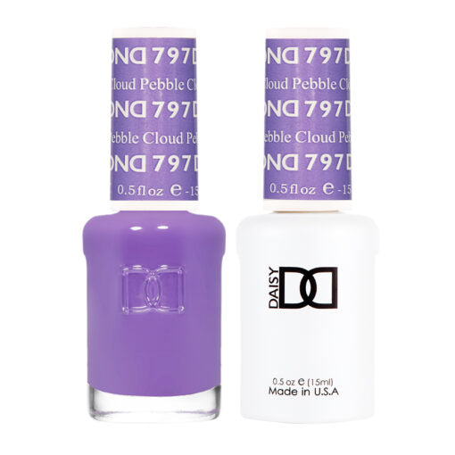 DND - 797 Pebble Cloud - Gel Nail Polish Matching Duo