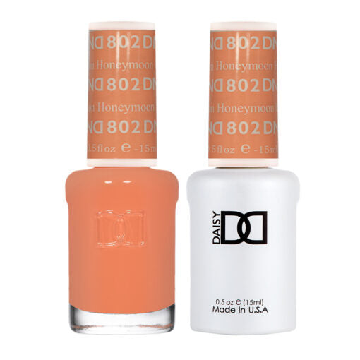 DND - 802 Honeymoon - Gel Nail Polish Matching Duo