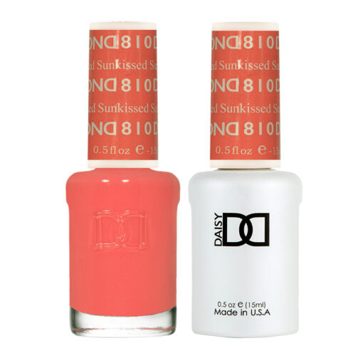 DND - 810 Sunkissed - Gel Nail Polish Matching Duo