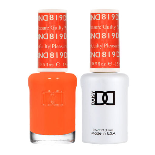 DND - 819 Guilty Pleasure - Gel Nail Polish Matching Duo