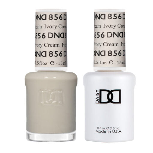 DND - 856 Ivory Cream - Gel Nail Polish Matching Duo