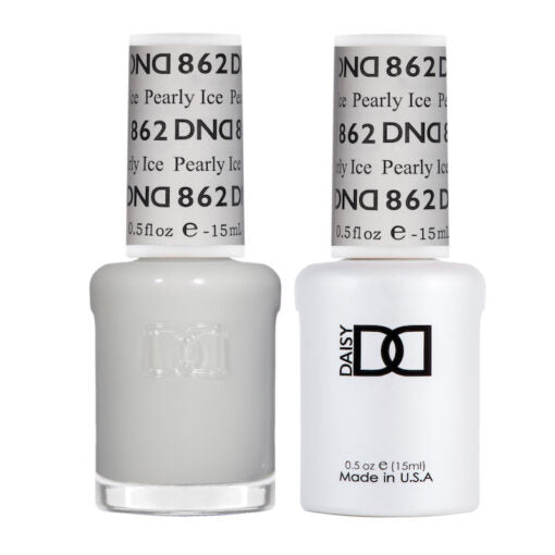 DND - 862 Pearly Ice - Gel Nail Polish Matching Duo