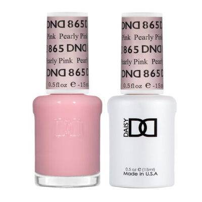 DND - 865 Pearly Pink - Gel Nail Polish Matching Duo