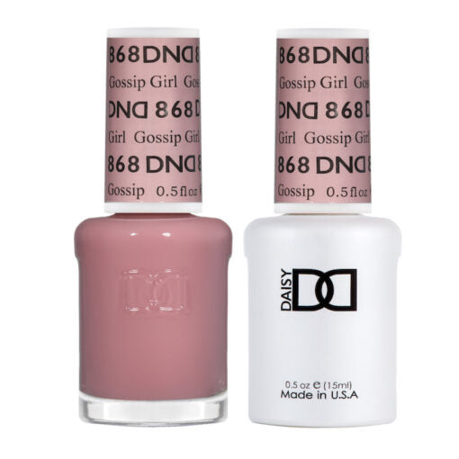 DND - 868 Gossip Girl - Gel Nail Polish Matching Duo