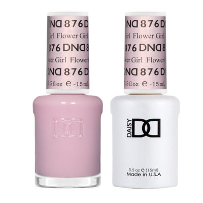 DND - 876 Flower Girl - Gel Nail Polish Matching Duo