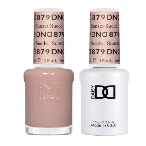 DND - 879 Sunset Suede - Gel Nail Polish Matching Duo