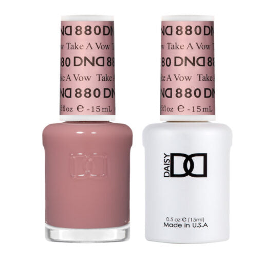 DND - 880 Take A Vow - Gel Nail Polish Matching Duo