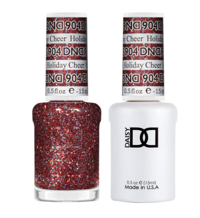 DND - 904 Holiday Cheer - Gel Nail Polish Matching Duo