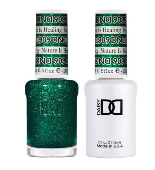 DND - 909 Nature is Healing - Gel Nail Polish Matching Duo