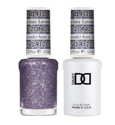 DND - 912 Lavender Aura - Gel Nail Polish Matching Duo