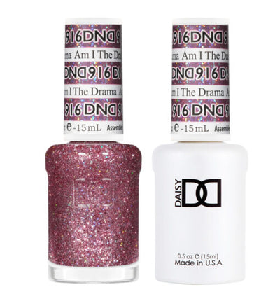 DND - 916 Am I The Drama - Gel Nail Polish Matching Duo