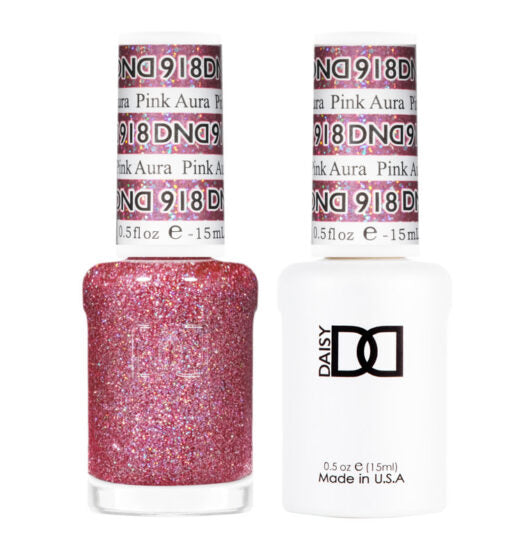 DND - 918 Pink Aura - Gel Nail Polish Matching Duo