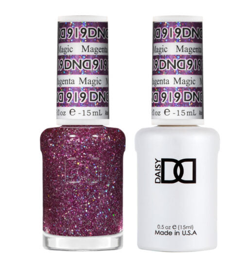 DND - 919 Magenta Magic - Gel Nail Polish Matching Duo