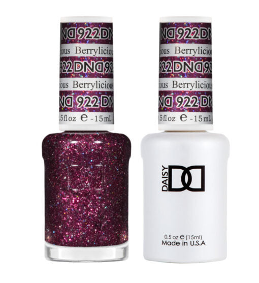 DND - 922 Berrylicious - Gel Nail Polish Matching Duo