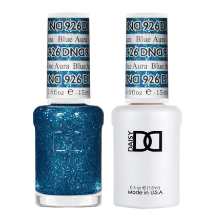 DND - 926 Blue Aura - Gel Nail Polish Matching Duo