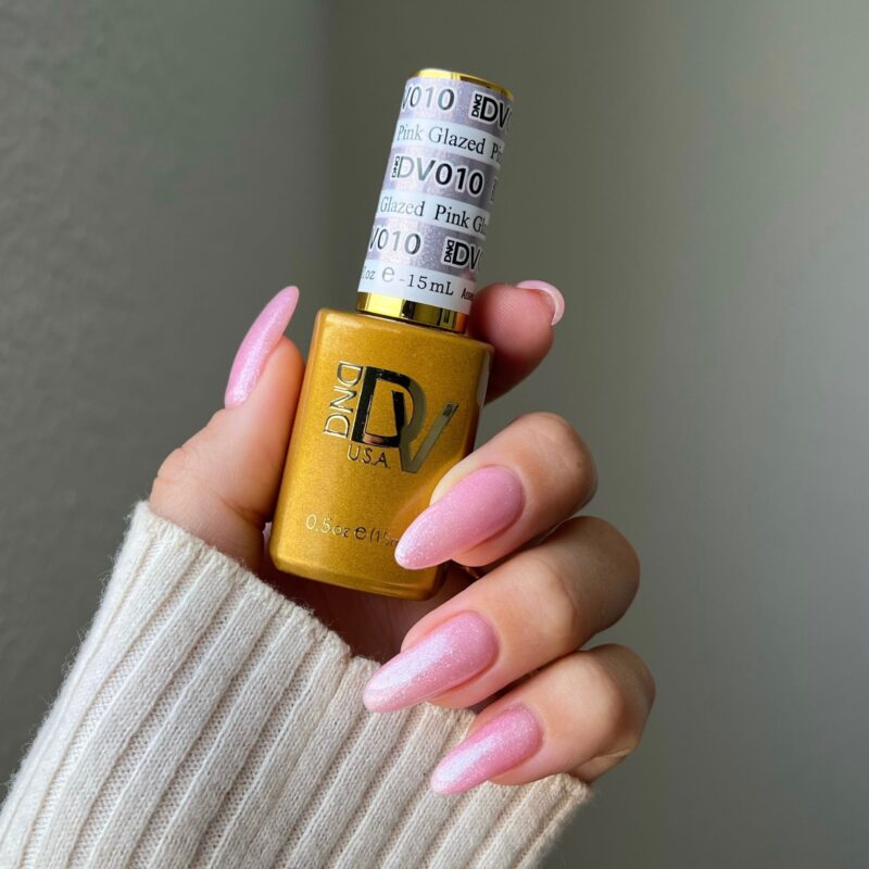 DND DIVA Gel &amp; Lacquer Duo - Pink Glazed 