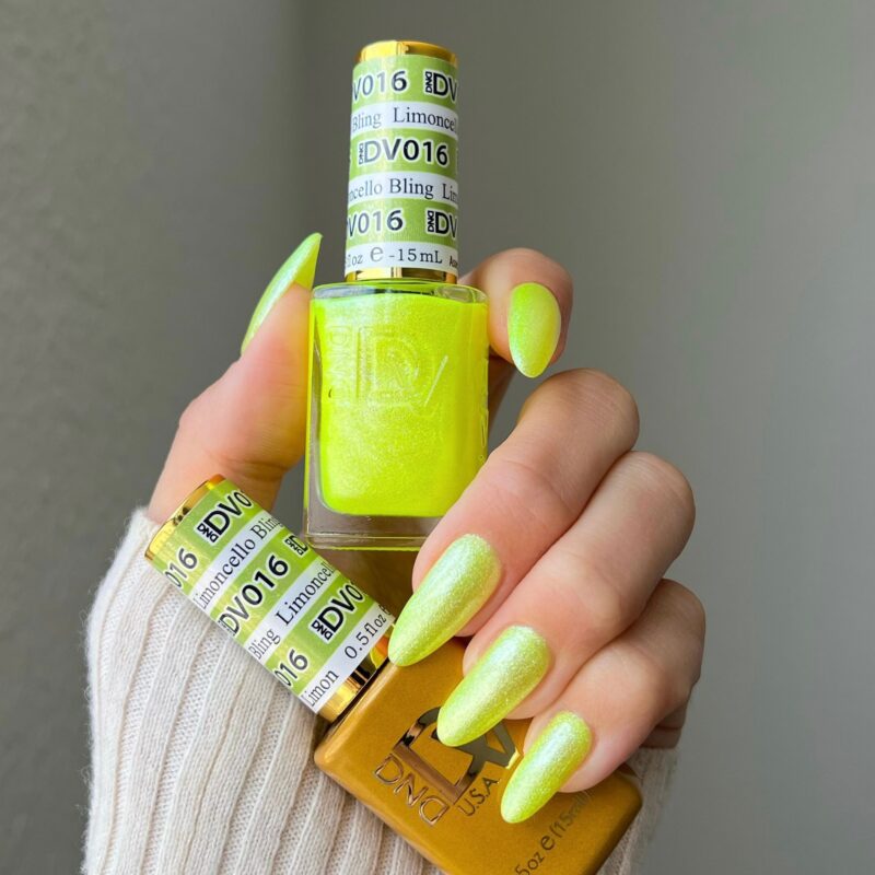 DND DIVA Gel &amp; Lacquer Duo - Limoncello Bling 