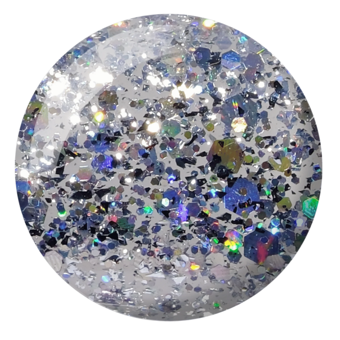 DND DIVA Gel &amp; Lacquer Duo - Chunky Holo 