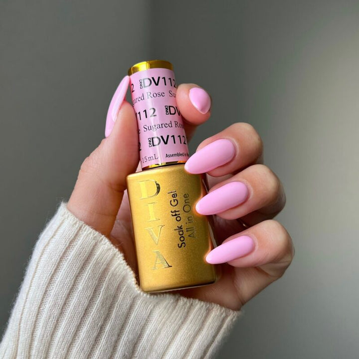 DND DIVA Gel &amp; Lacquer Duo - Sugared Rose 