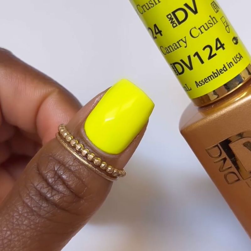 DND DIVA Gel &amp; Lacquer Duo - Canary Crush 