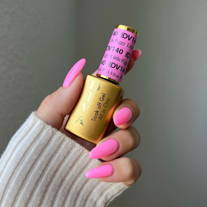 DND DIVA Gel &amp; Lacquer Duo - Little Piggy 