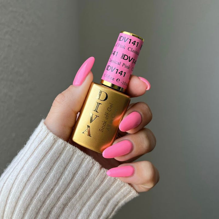 DND DIVA Gel &amp; Lacquer Duo - Classical Pink 