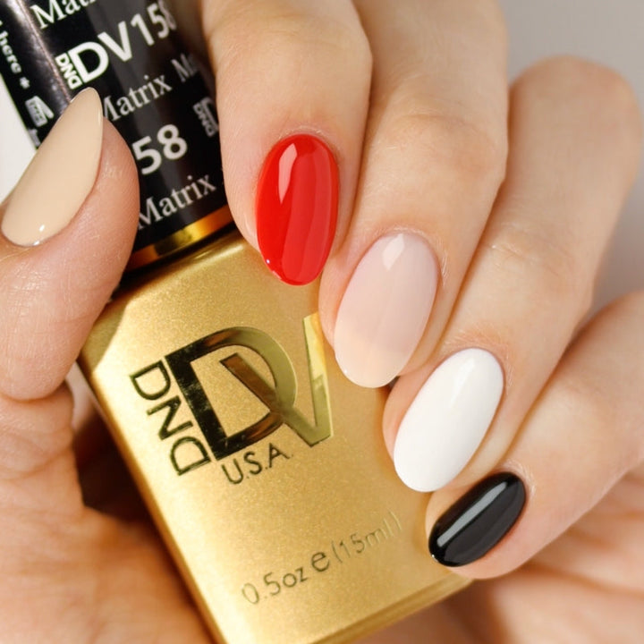 DND DIVA Gel &amp; Lacquer Duo - Perfect White 