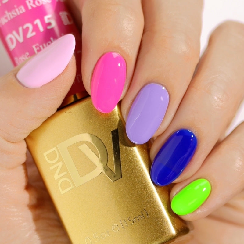 DND DIVA Gel &amp; Lacquer Duo - Fuchsia Rose 