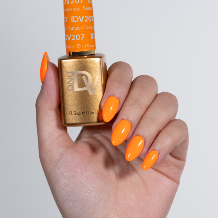 DND DIVA Gel &amp; Lacquer Duo - Sunset Creamsicle 