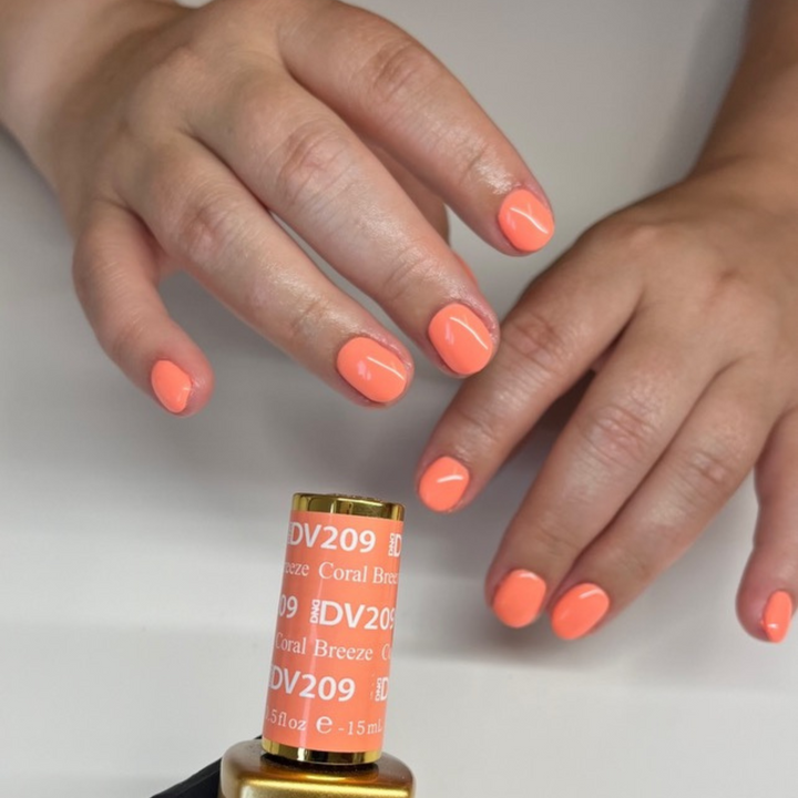 DND DIVA Gel &amp; Lacquer Duo - Coral Breeze 