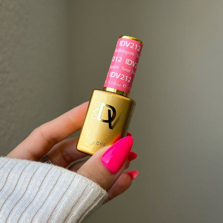 DND DIVA Gel &amp; Lacquer Duo - Sour Bubblegum 