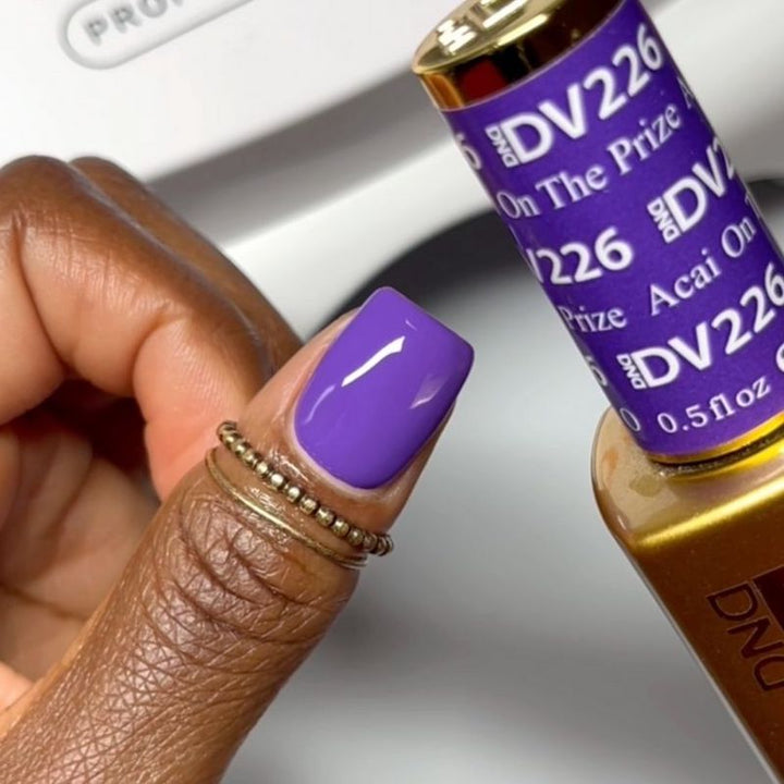 DND DIVA Gel &amp; Lacquer Duo - Acai On The Prize 