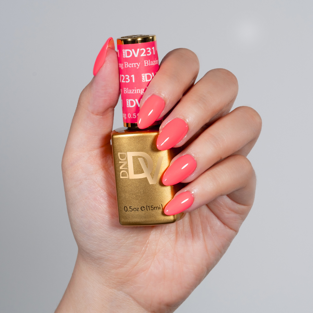 DND DIVA Gel &amp; Lacquer Duo - Blazing Berry 