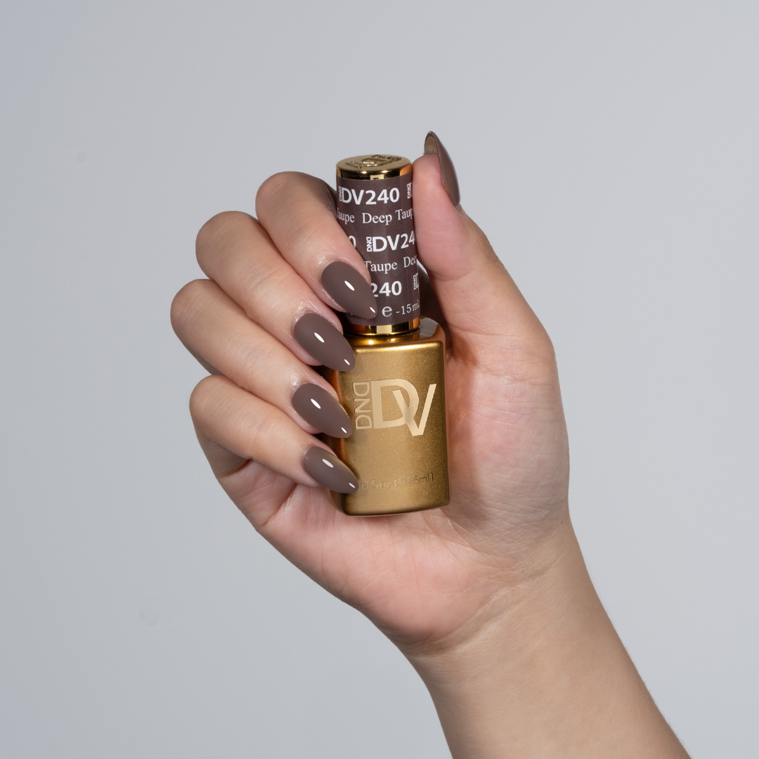 DND DIVA Gel &amp; Lacquer Duo - Deep Taupe 
