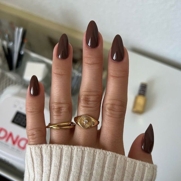 DND DIVA Gel &amp; Lacquer Duo - Cedar Brown 